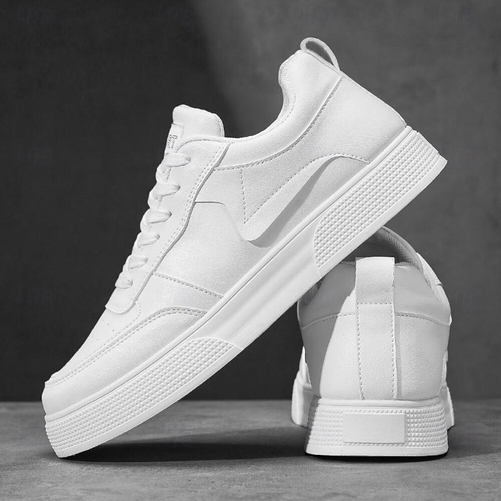 Мужские белые и зеленые повседневные кроссовки, легкие дышащие прогулочные туфли на мягкой подошве, стильные кроссовки в стиле стритвеар для повседневной носки и нарядов ко Дню Святого Патрика. 2026 - $42.99 –P2