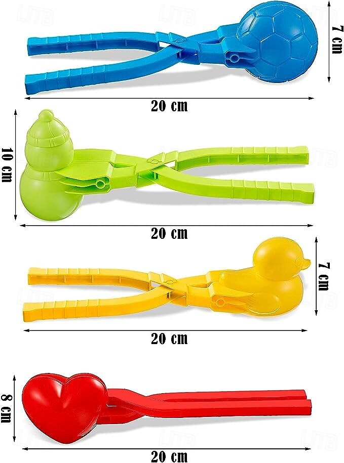 набор для изготовления снежков, набор для игры в снег, пляжные инструменты для песка 2026 - $13.49 –P2