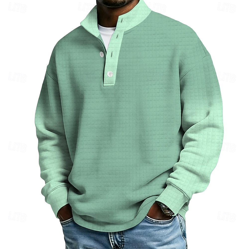 Ανδρικά Συνδυασμός Χρωμάτων Διαβάθμιση χρώματος Βάφλα Πουλόβερ Μοντέρνα Καθημερινά Καθημερινό Ζιβάγκο Σπίτι ΕΞΩΤΕΡΙΚΟΥ ΧΩΡΟΥ Streetwear Γραφείο Θαλασσί Πράσινο του τριφυλλιού Σκούρο μπλε Γκρίζο 2026 - $30.99 –P2
