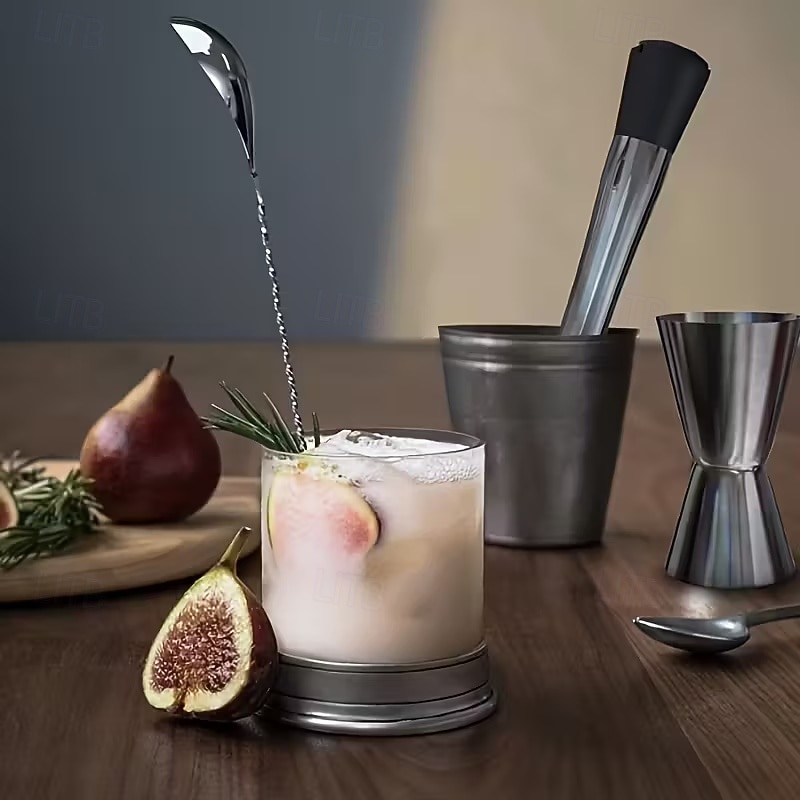 3 darabos professzionális rozsdamentes acél bártender készlet jégkrémmel, jégpickővel/shakerrel &sörnyitó - nagy teherbírású keverők, bárok, shakerek, bárok számára alkalmas 2026 - $13.99 –P7