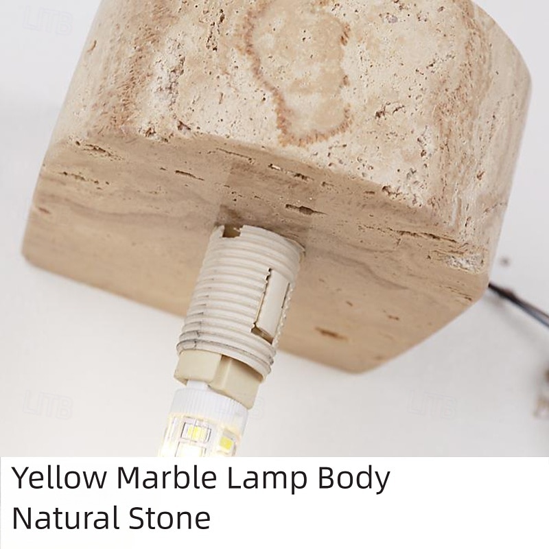 natúr sárga travertin kőből készült falikar japán stílusú wabi sabi beltéri fali lámpa konyhába, hálószobába, nappaliba, fésülködőasztalhoz, g9 üveg fali lámpa 2026 - $127.99 –P6