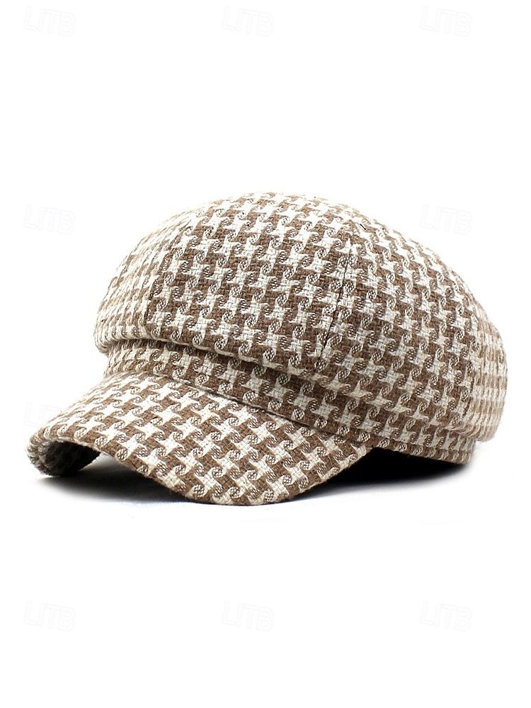 Dámská polyesterová čepice s pepito vzorem – elegantní vintage design, více barev, stylová a pohodlná pro každodenní nošení 2026 - $11.99 –P6
