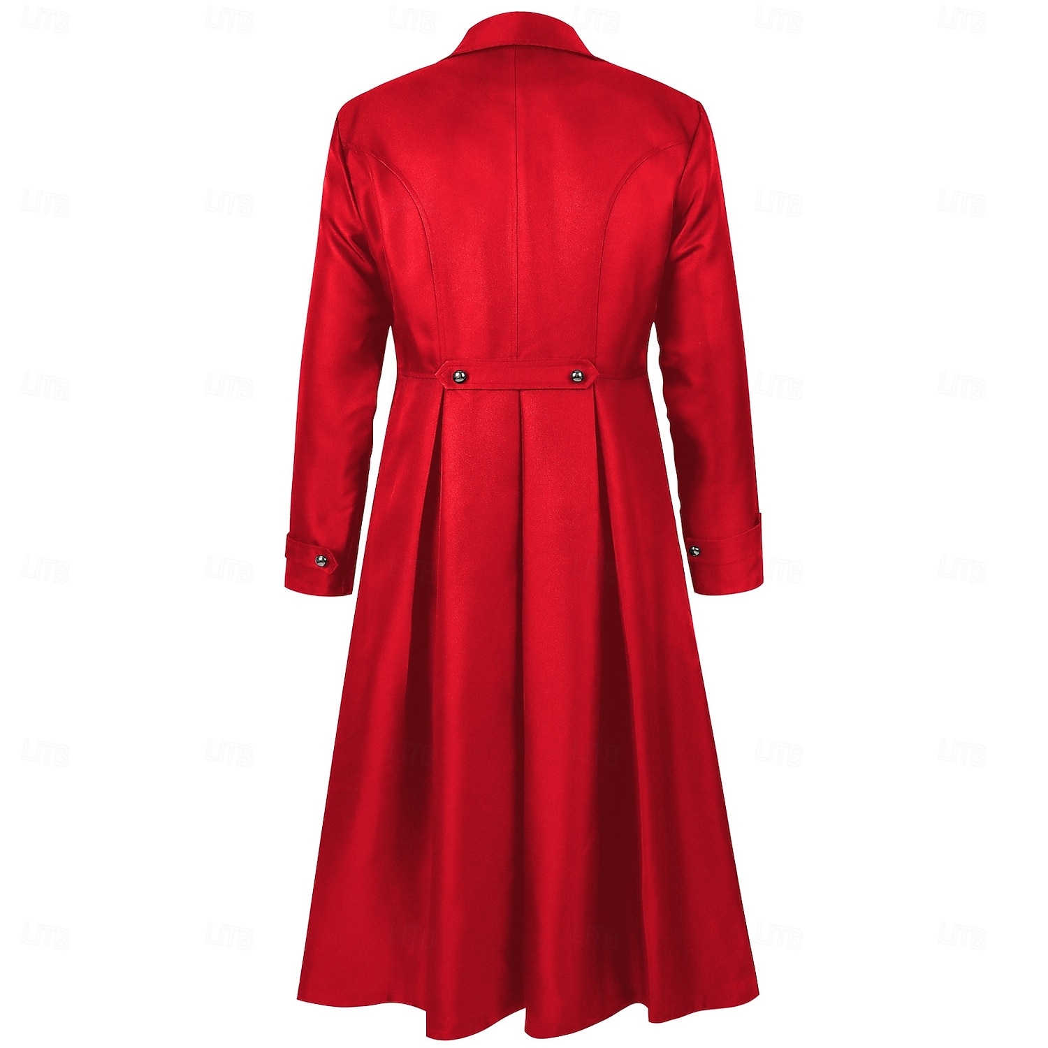 Retro Vintage Punk & Gothic Medieval Coat Tuxedo Tailcoat Long Sleeves Ebenezer Scrooge Vampire Knight Ritter Fancy Dress Men's Steampunk Halloween Performance LARP Ren Faire Adults Coat 2026 - $60.99 –P11