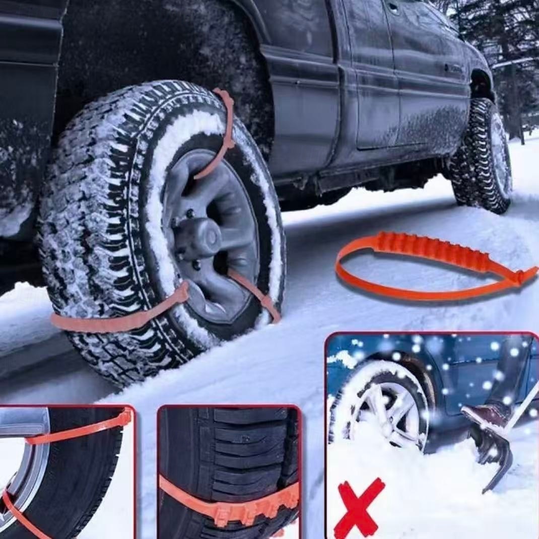 10/20/30pcs Universal Reusable Non-Slip Polyethylene Tire Chains – Universal Anti-Skid Snow Tire Traction Chains for Cars, SUVs & Trucks, Easy Installation, Durable Emergency Winter Driving Aid 2026 - $13.99 –P4