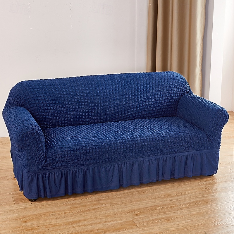 Skirted Bubble Tulle Sofa Cover Full Elastic Slipcover Dustproof Non Slip Sofa Protector Cushion Cover Stretchable Sofa Throw for Living Room Furniture 2026 - $26.99 –P16