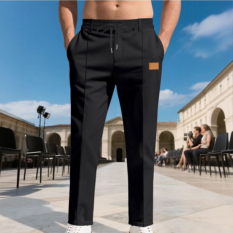 Herren Hose Freizeithose Baggy-Hosen Kordelzug Tasche Elastischer Bund Einfach Komfort Weich Lässig Täglich Outdoor Urlaub Mode Schwarz Armeegrün 2026 - $26.99 –P26