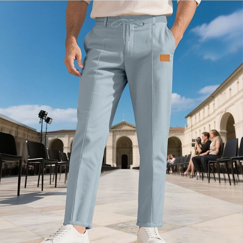 Herren Hose Freizeithose Baggy-Hosen Kordelzug Tasche Elastischer Bund Einfach Komfort Weich Lässig Täglich Outdoor Urlaub Mode Schwarz Armeegrün 2026 - $26.99 –P17