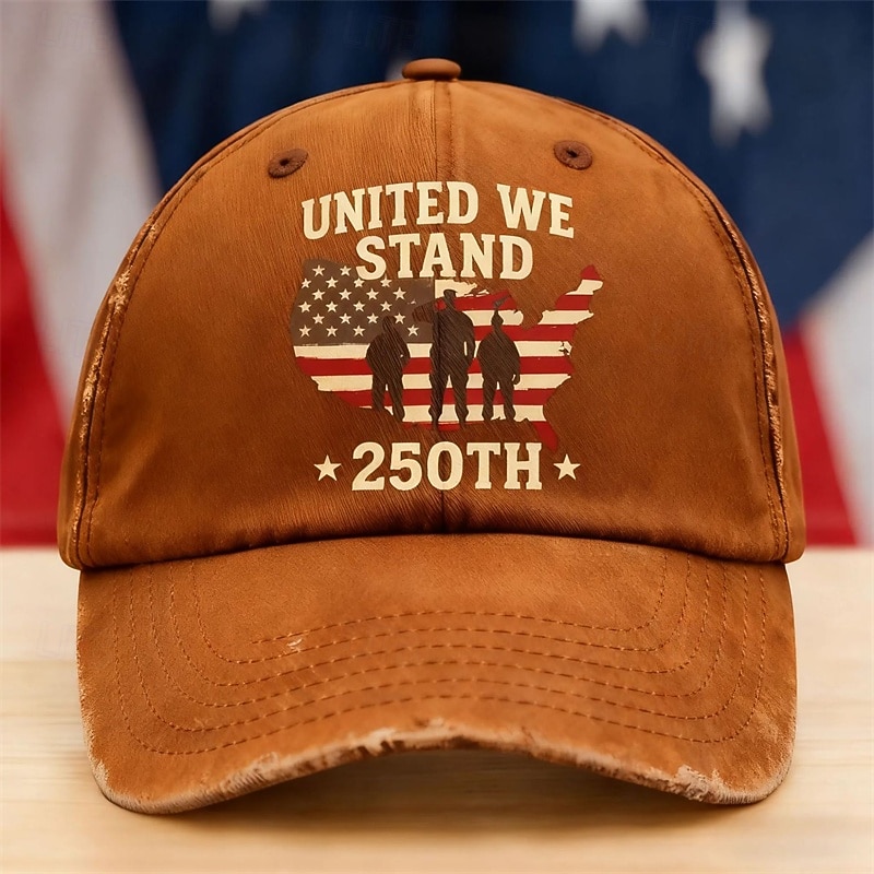 Per uomo Unisex Cappello per il 250° anniversario degli Stati Uniti Cappellino da Baseball Cappello da Sole Cappello da Camionista Blu Nero Poliestere / Poliammide Regolabile Patriotico Vacanza Sport del 2026 a $18.99 –P4