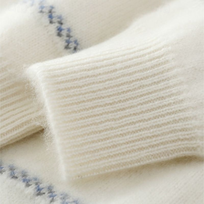 Herren-Weihnachtspullover aus hochwertiger, reiner Wolle und Kaschmir, Rundhalsausschnitt, klassisches Argyle-Strickmuster, Fair-Isle-Pullover, weich, warm und atmungsaktiv. 2026 - $171.99 –P2