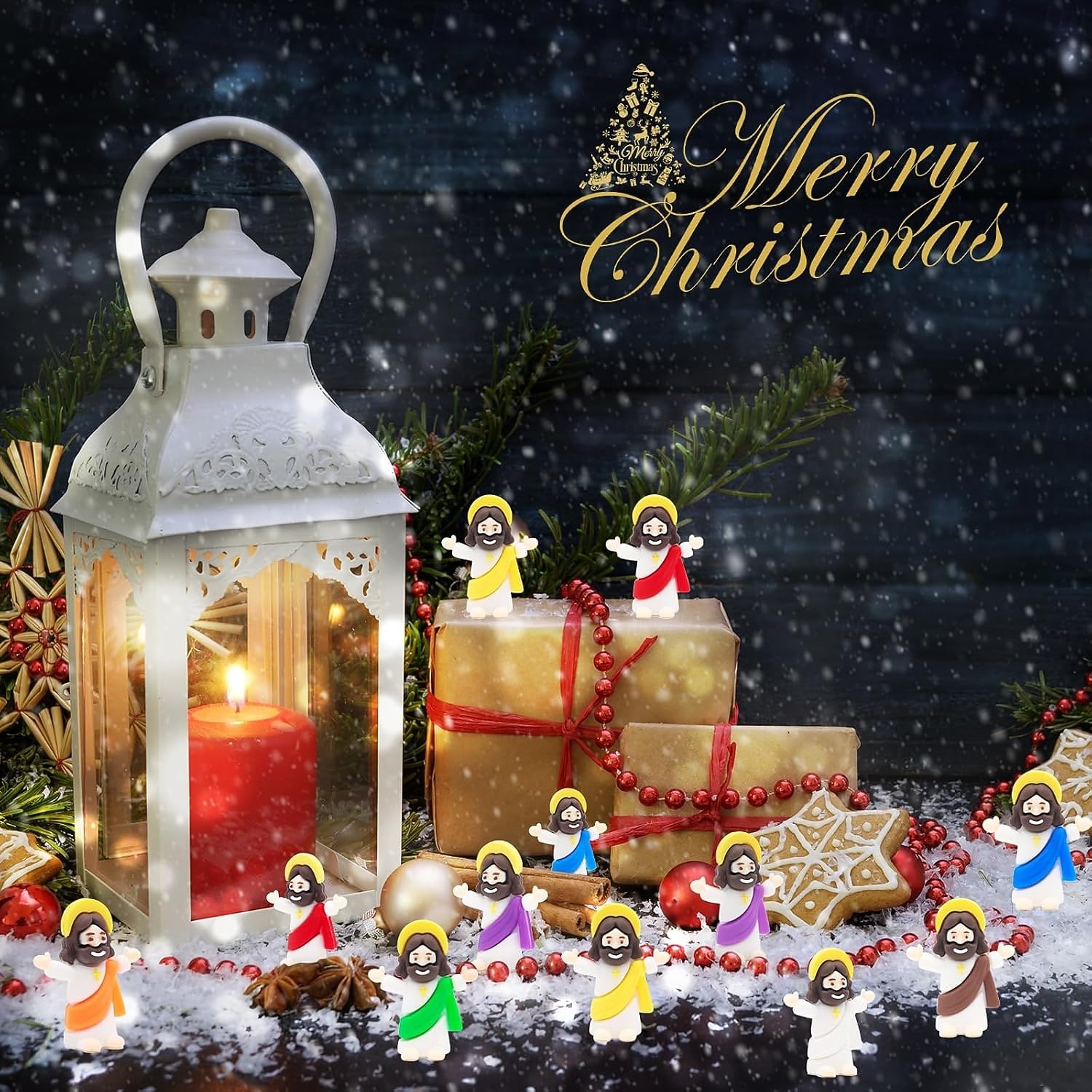 2026年 50/100個の小さなイエスのフィギュア、ミニイエスのフィギュア、イースターギフト、イースターエッグ詰め物用の小さな像、マルチカラーの小さなイエスのフィギュア、ミニチュアフィギュア、隠すのに  コレクション – $21.99 –P5