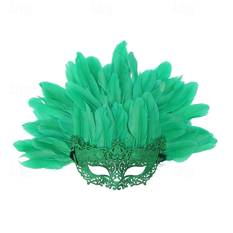 Farsangi maszk Maszk Velencei maszk Toll Felnőttek Női Mindszentek napja Farsang Mardi Gras Velencei karnevál Egyszerű Halloween jelmezek Kiöltözik 2026 - $96.99 –P4