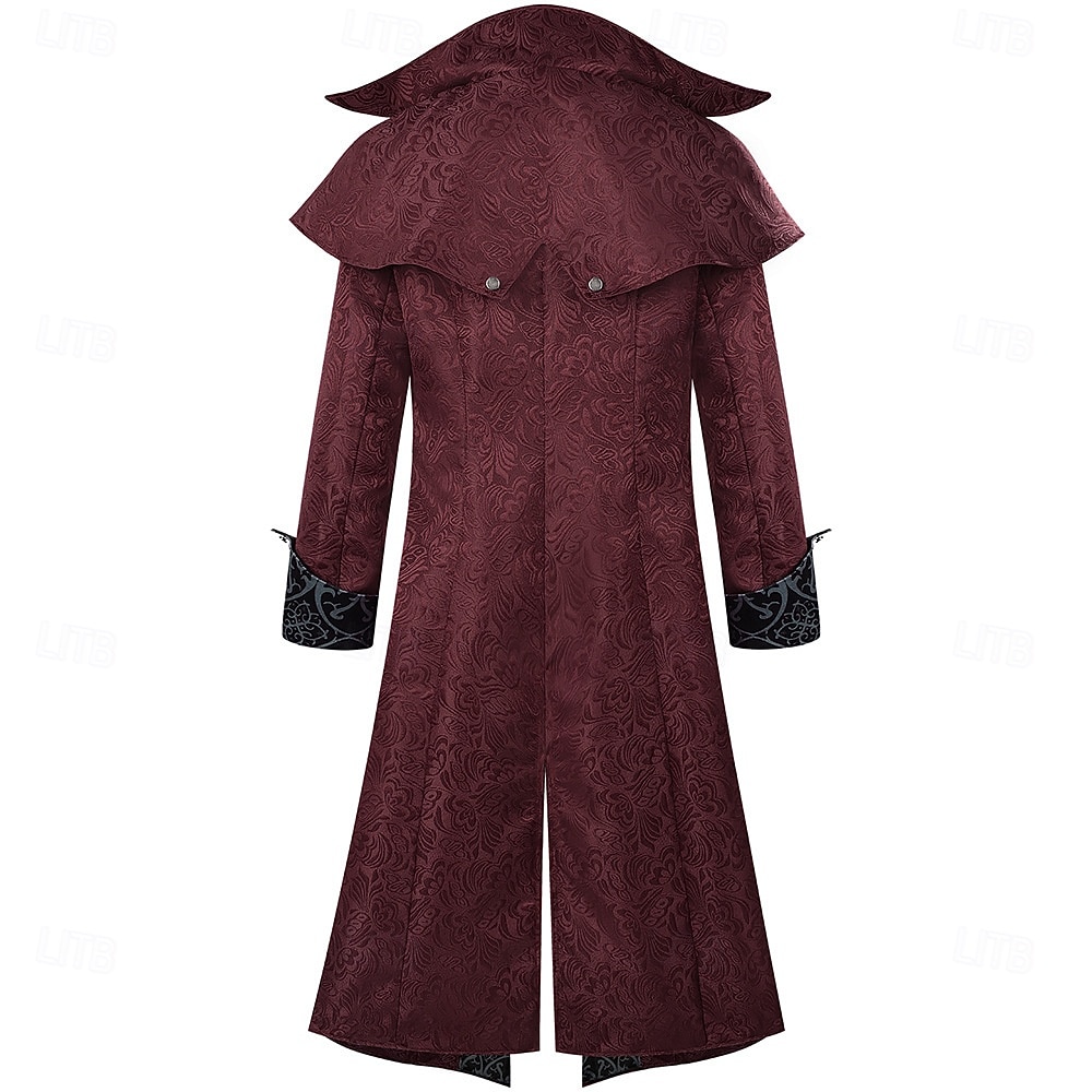 Retrò Vintage Rococò Medievale Cappotto Smoking Frac Lunghe Costume Per uomo Reale Halloween Carnevale Feste LARP Fiera Rinascimentale Adulti Cappotto del 2026 a $80.99 –P5