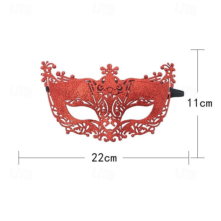 Farsangi maszk Maszk Velencei maszk Toll Felnőttek Női Mindszentek napja Farsang Mardi Gras Velencei karnevál Egyszerű Halloween jelmezek Kiöltözik 2026 - $96.99 –P9
