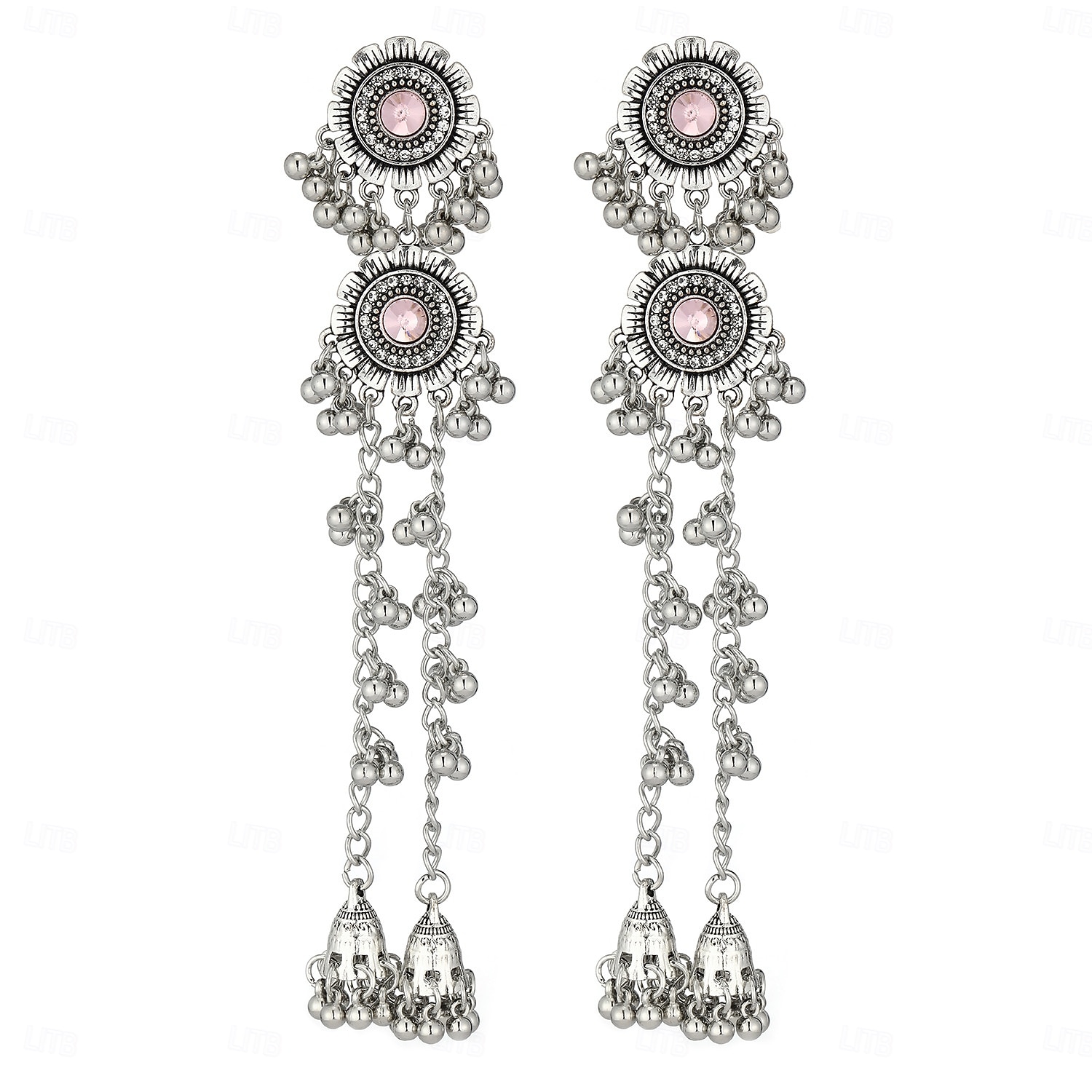 Жен. Серьги-слезки Черный Белый Цвет шампанского Сплав Богемия Винтаж 2026 - $11.99 –P5