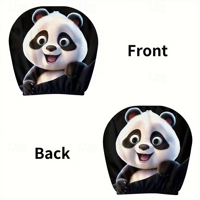 2 יחידות כיסויי משענות ראש לרכב עם הדפסה מצוירת של חיות חמודות, ללא מילוי, אביזרי פנים לרכב, כיסויי משענות ראש אוניברסליים לרכב, קישוטי פנים לרכב, מתאים לשימוש בכל מזג אוויר ללא מילוי 2026 - $8.99 –P21