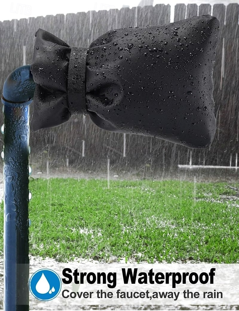 Set da 4 pezzi di coperture per rubinetti esterni per l'inverno, protezioni isolate per rubinetti esterni, protezione dal gelo, durevoli e resistenti alle intemperie, essenziali per la sicurezza del 2026 a $21.99 –P4
