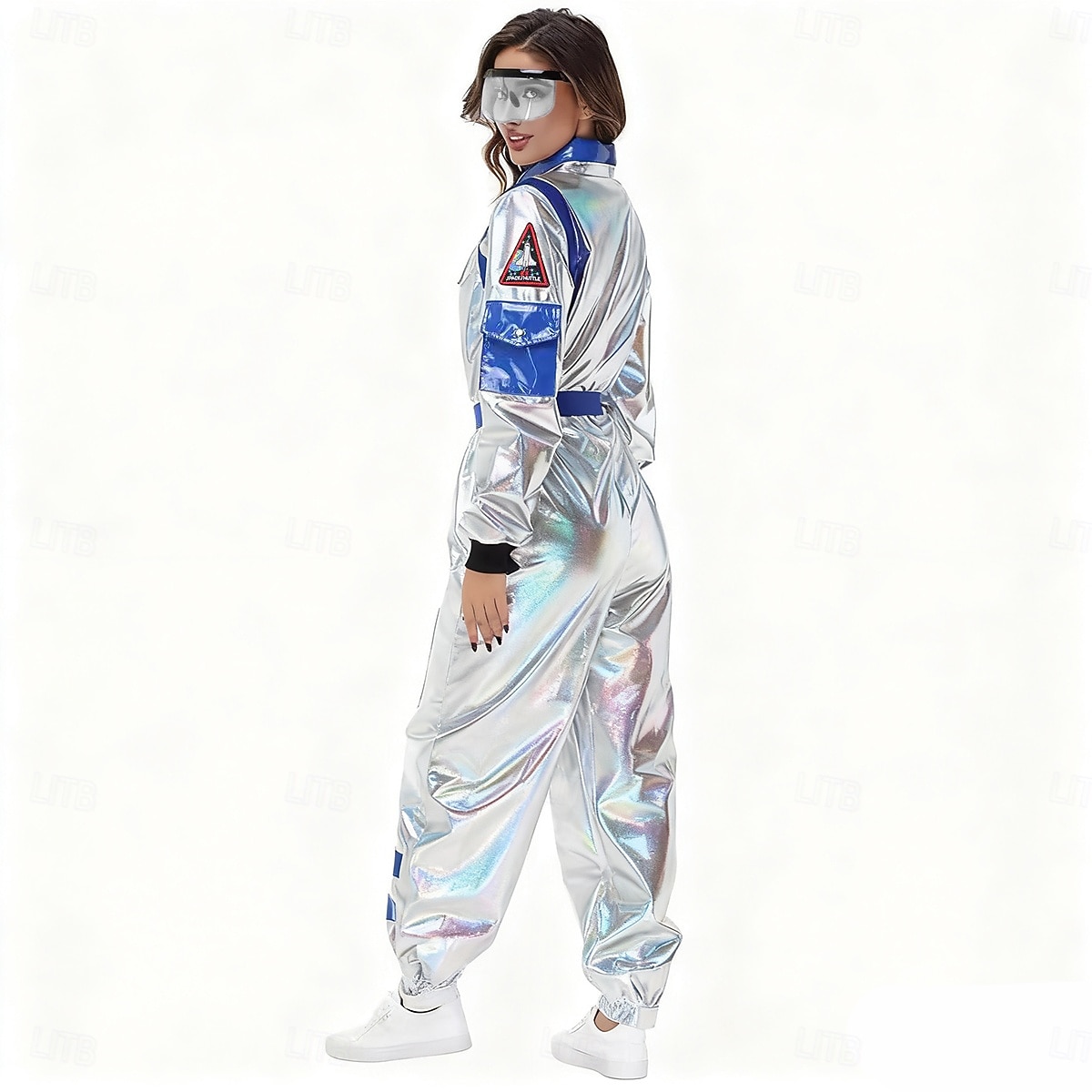 2026年 夫婦 ファンシーコスチューム ジャンプスーツ ワンジー 宇宙飛行士 コスプレ 子供用 成人 男女兼用(儿童不要选这个) ハロウィーン カーニバル パーティー 性能 学校行事のドレスアップ ドレスアップ  コレクション – $57.99 –P2