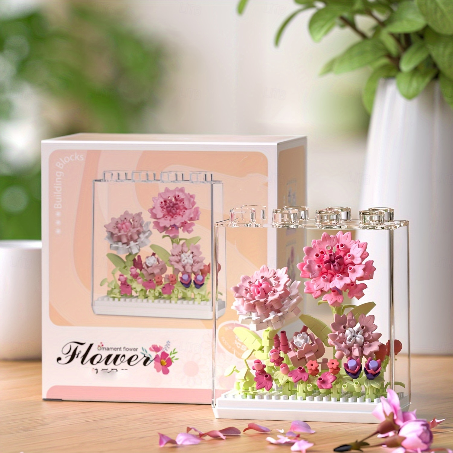 Jeu de construction de fleurs en 4D à monter soi-même, collection de mini-briques florales colorées, kit de construction en plastique ABS sur le thème du jardin, cadeau créatif pour les enfants de 8 de 2026 ? $9.99 –P5