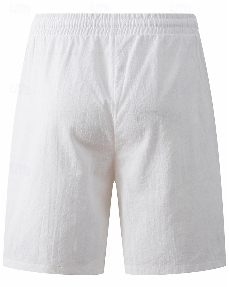 Herren Badeshorts Shorts Strandshorts Freizeitshorts Tasche Elastischer Bund Einfach Atmungsaktiv Outdoor Urlaub Alltagskleidung Urlaub Mode Schwarz Weiß Mikroelastisch 2026 - $17.99 –P4