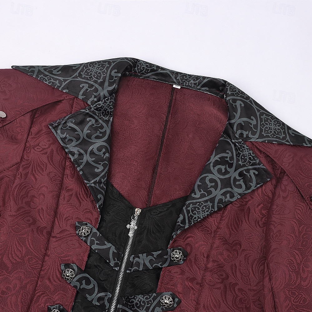 Retrò Vintage Rococò Medievale Cappotto Smoking Frac Lunghe Costume Per uomo Reale Halloween Carnevale Feste LARP Fiera Rinascimentale Adulti Cappotto del 2026 a $80.99 –P6