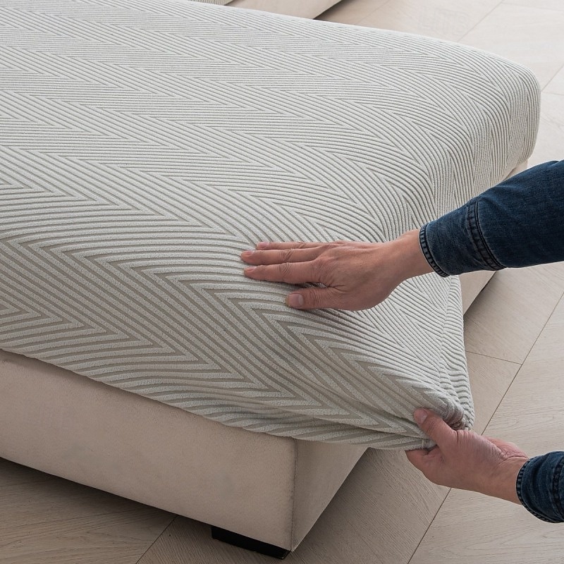 Fodera per cuscino divano jacquard magica, fodera elastica a prova di animali domestici per sedile divano, protezione elastica per mobili facile da installare per cani e gatti del 2026 a $11.49 –P27