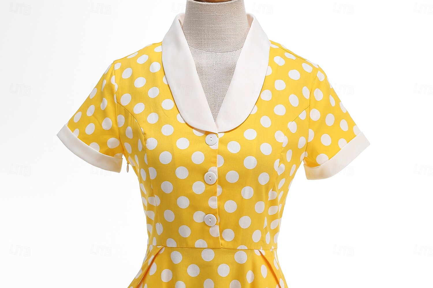 1950s Retro Vintage Rockabilly Midi Swing Dress Flare Dress Short Sleeves Polka dots Fit & Flare Fancy Dress Women's Carnival Valentine's Day Casual Homecoming Retro Theme Party Adults' Dress Spring 2026 - $54.99 –P4