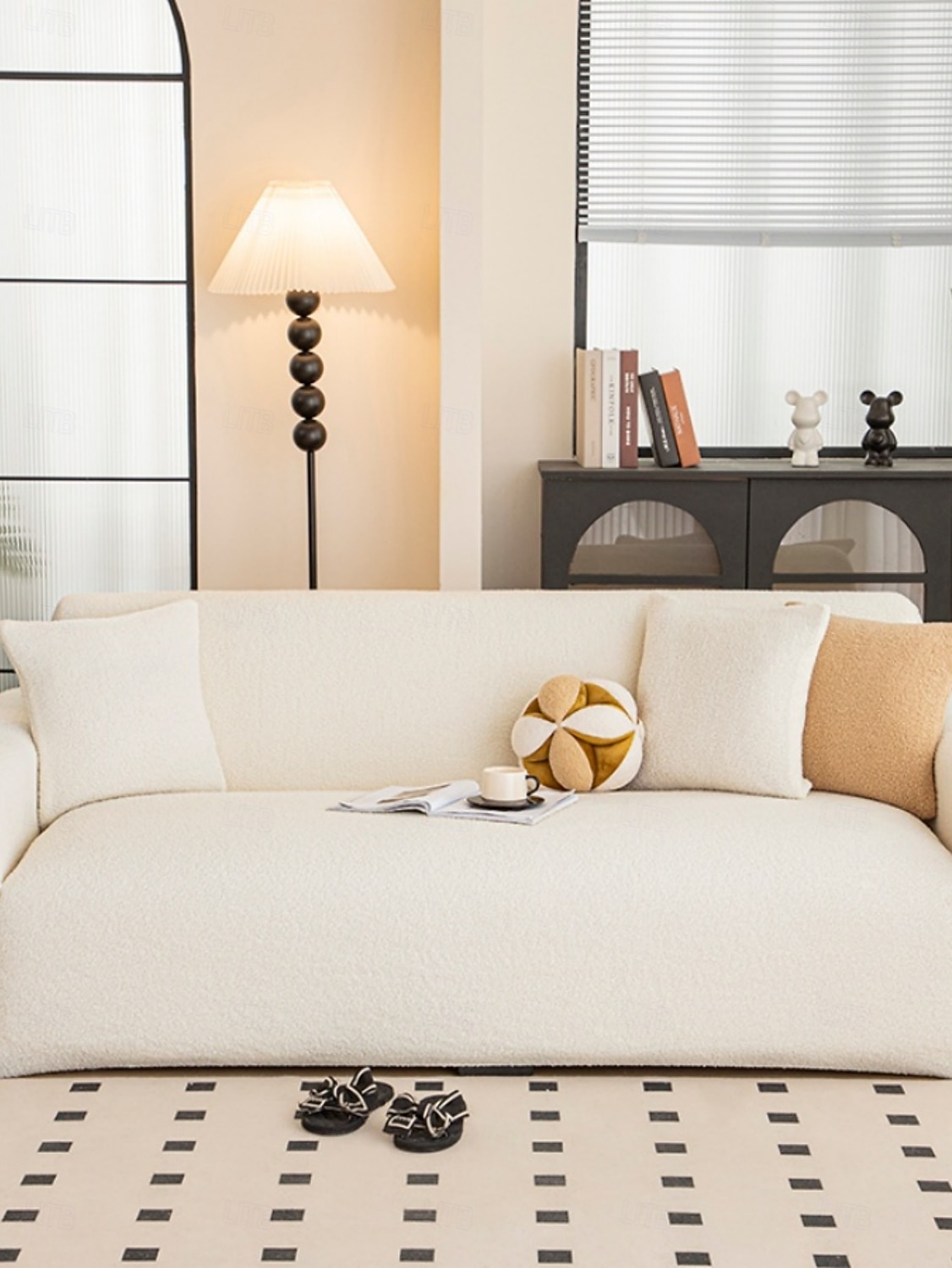 1 szt. aksamitny pokrowiec na sofę, gruby, miękki, luksusowy, dekoracyjny, chroniący sofę, antypoślizgowy, pyłoszczelny, chroniący przed zarysowaniami, odpowiedni do sypialni, salonu i gabinetu przez 2026 - $138.99 –P5