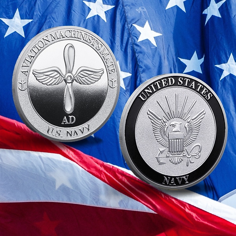 Pièce commémorative du corps des marines des États-Unis – Pièce de défi militaire en fer à l'occasion du 250e anniversaire des États-Unis médaille de collection en métal pour les marines et cadeaux de 2026 ? $15.99 –P2
