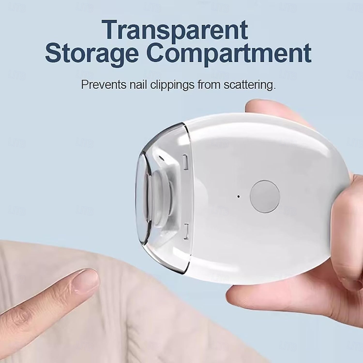 Tagliaunghie elettrico portatile da 3 pezzi, tagliaunghie automatico universale per adulti e bambini, tagliaunghie automatico USB con motore a 3 velocità, motore brushless/a spazzole del 2026 a $19.99 –P7