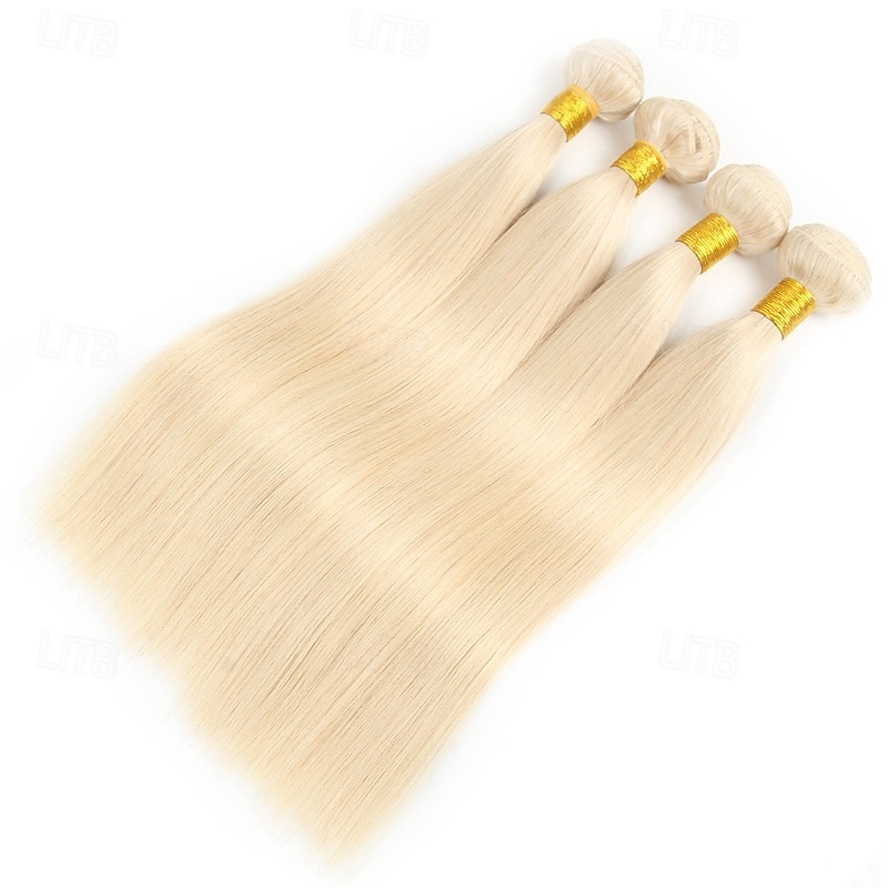 Cabelo humano loiro nº 613, 2 pacotes de cabelo humano liso de 10 a 28 polegadas de 2026 por $150.99 –P5