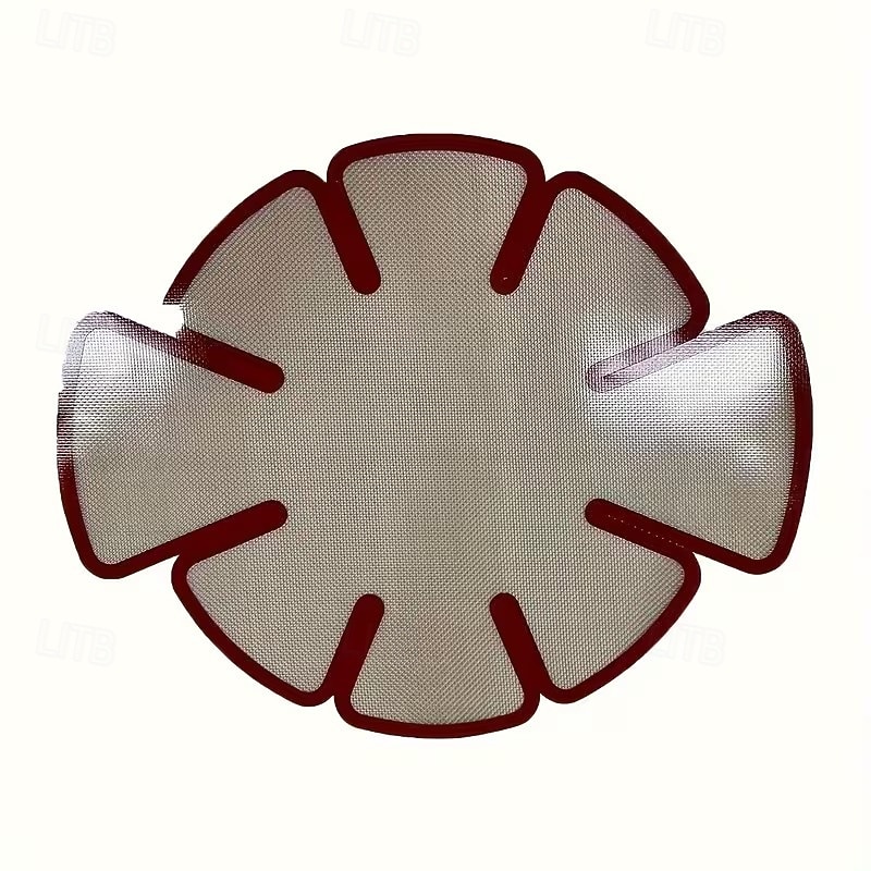 Antihaftbeschichtete Silikon-Backmatte – wiederverwendbare, lebensmittelechte, runde Teigmatte mit rutschfesten Rändern, geeignet für Challah-Brot und selbstgebackenes Brot, passend für 2026 - $13.99 –P8