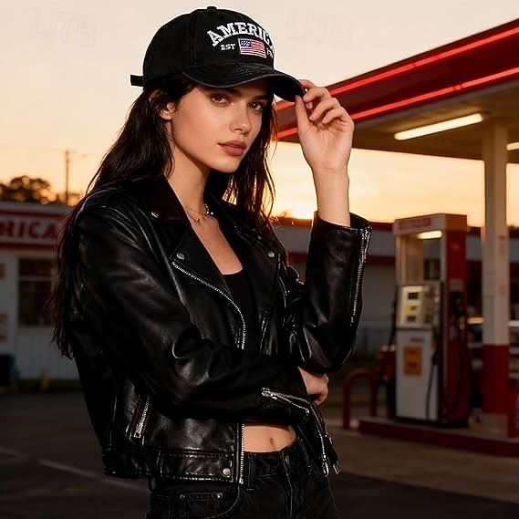 Klobouk s americkou vlajkou založenou v roce 1776 pro muže a ženy, vtipná nastavitelná bavlněná vyšívaná vlastenecká baseballová čepice s vlajkou USA, unisex nastavitelná truckerská čepice 2026 - $16.99 –P2