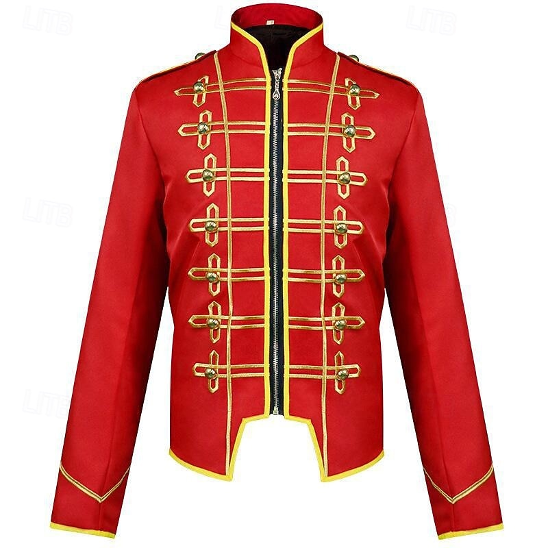 Costume di fantasia Giacca da circo direttore di circo Vittoriano Stile militare Adulti Per uomo Halloween Carnevale Feste Performance Mascherata Vestirsi del 2026 a $66.99 –P1
