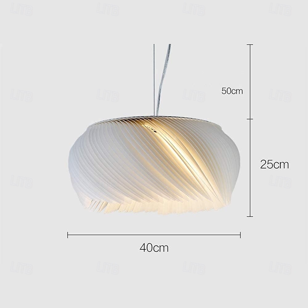 Chandelier White - Modern Minimalist Parchment Living Room Dining Room Bedroom Warm Light LED Lamp Hanging Chandelier 2026 - $249.99 –P3
