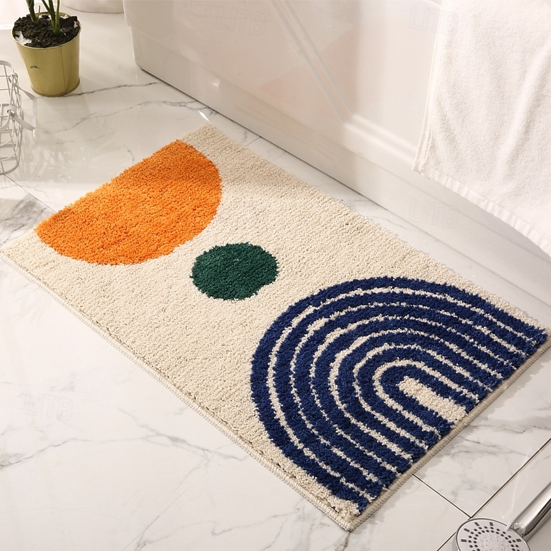 Bathroom Mat Minimalist Durable Entrance Floor Mat Wear-Resistant Absorbent Non-Slip Welcome Rug for Home Bedroom Bathroom Doorway 2026 - $19.49 –P2
