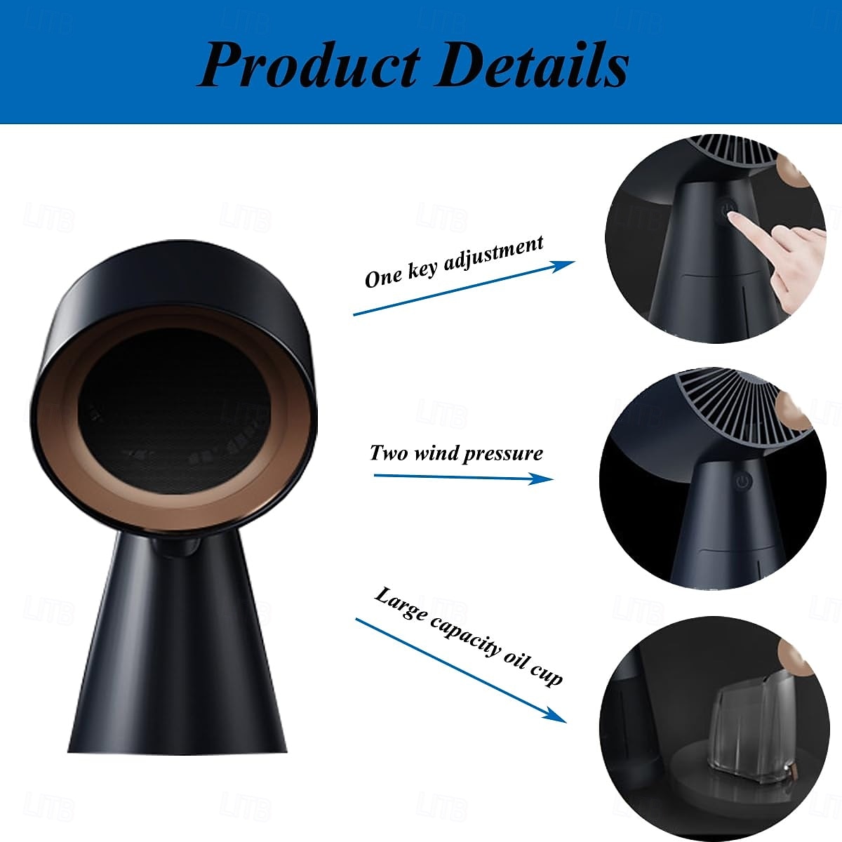 شفاط محمول، شفاط طاولة، مع مروحة عادم ثنائية السرعة، فلتر ألومنيوم قابل للإزالة، كوب شحم كبير، مروحة عادم مطبخ محمولة، مناسب للشواء الداخلي والأواني الساخنة. 2026 - $365.79 –P7