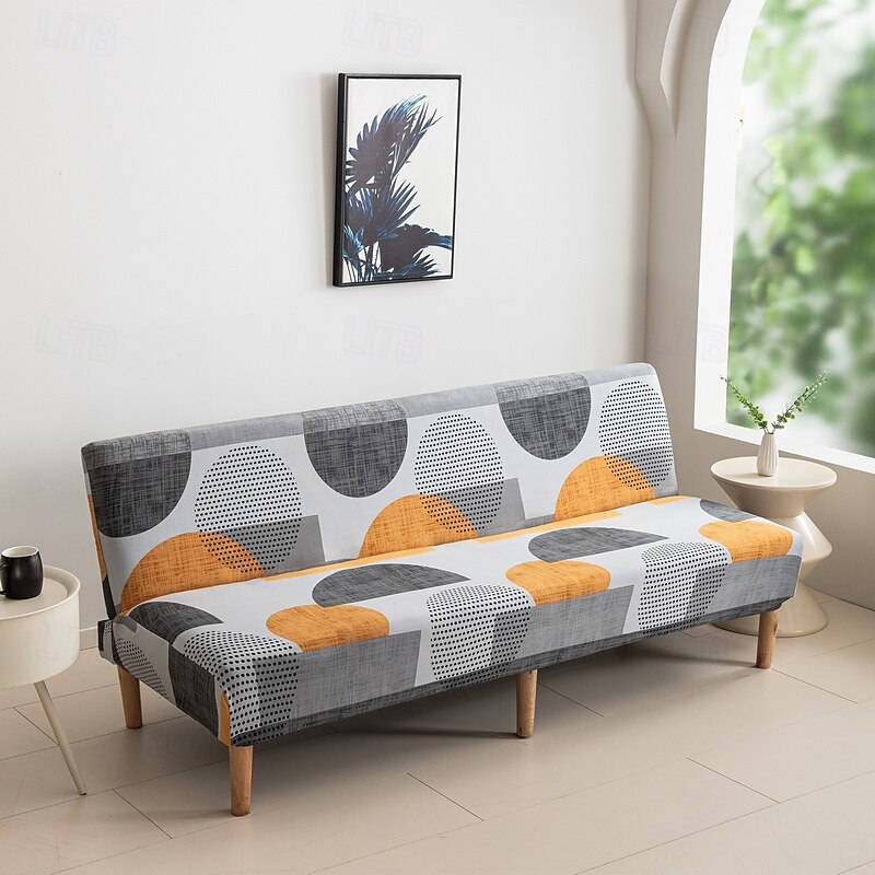 Housse de canapé-lit extensible en tissu imprimé, disponible en 3 tailles différentes, housse de canapé sans accoudoirs, housse de banc élastique, protection décorative pour le Nouvel An, décoration de 2026 ? $28.99 –P15