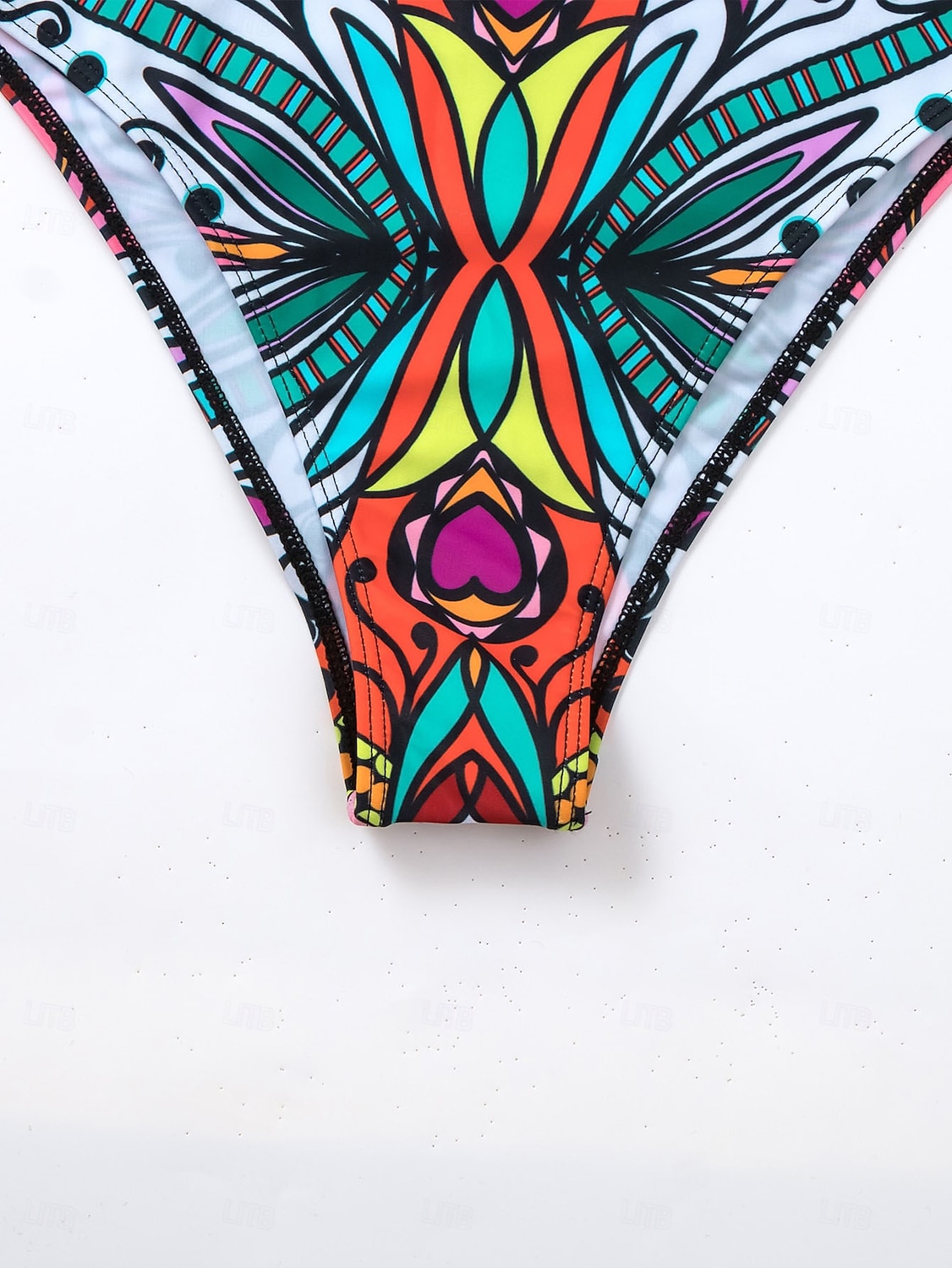 Damen Einteiler Badeanzug Slimming Boho Monokini Bauchkontrolle Hohe Taille Slim Rückenfrei Urlaub Strandmode Blumen U-Ausschnitt ärmellos Schwimmsuits 2026 - $22.99 –P6