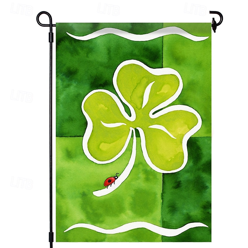 St Patrick's Day Outdoor Garden Flag Irish Party Decoration for Yard Patio Lawn Holiday Celebration 2026 - $15.99 –P4