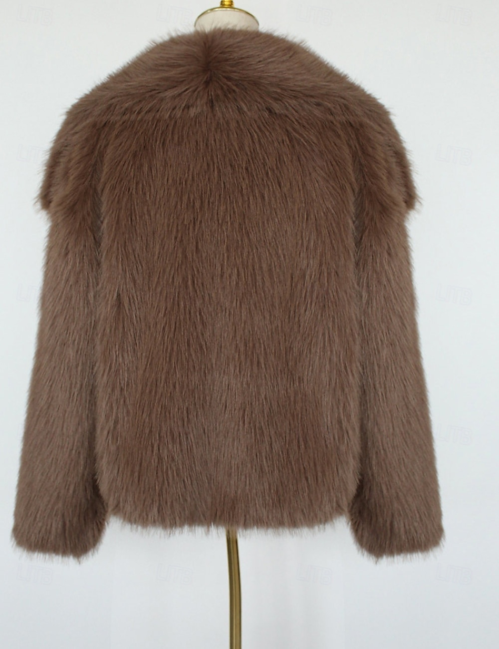 Kunstpelz-Umhänge Damenumhang Elegant Langarm Kunstpelz Hochzeit Schals Mit Unifarbe Für Party Herbst 2026 - $54.99 –P2