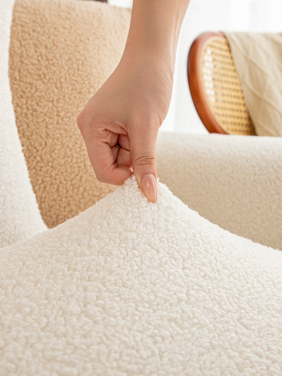 1 szt. aksamitny pokrowiec na sofę, gruby, miękki, luksusowy, dekoracyjny, chroniący sofę, antypoślizgowy, pyłoszczelny, chroniący przed zarysowaniami, odpowiedni do sypialni, salonu i gabinetu przez 2026 - $138.99 –P7