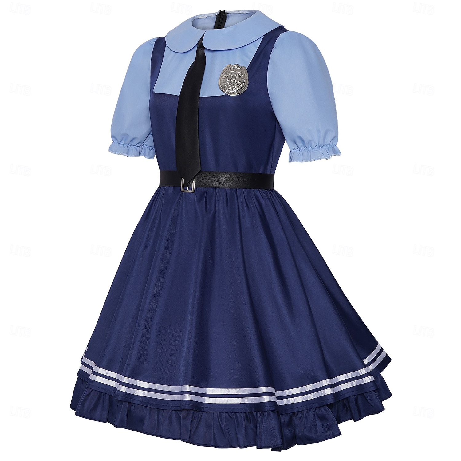 Tierdetektiv Hase Die Polizistin Cosplay Kostüm Outfits Abenteuerfilm Cosplay Film- und TV-Themenkostüme for Damen Mädchen Erwachsene Kinder Halloween Karneval Leistung Pädagogisches Ankleiden 2026 - $49.99 –P4