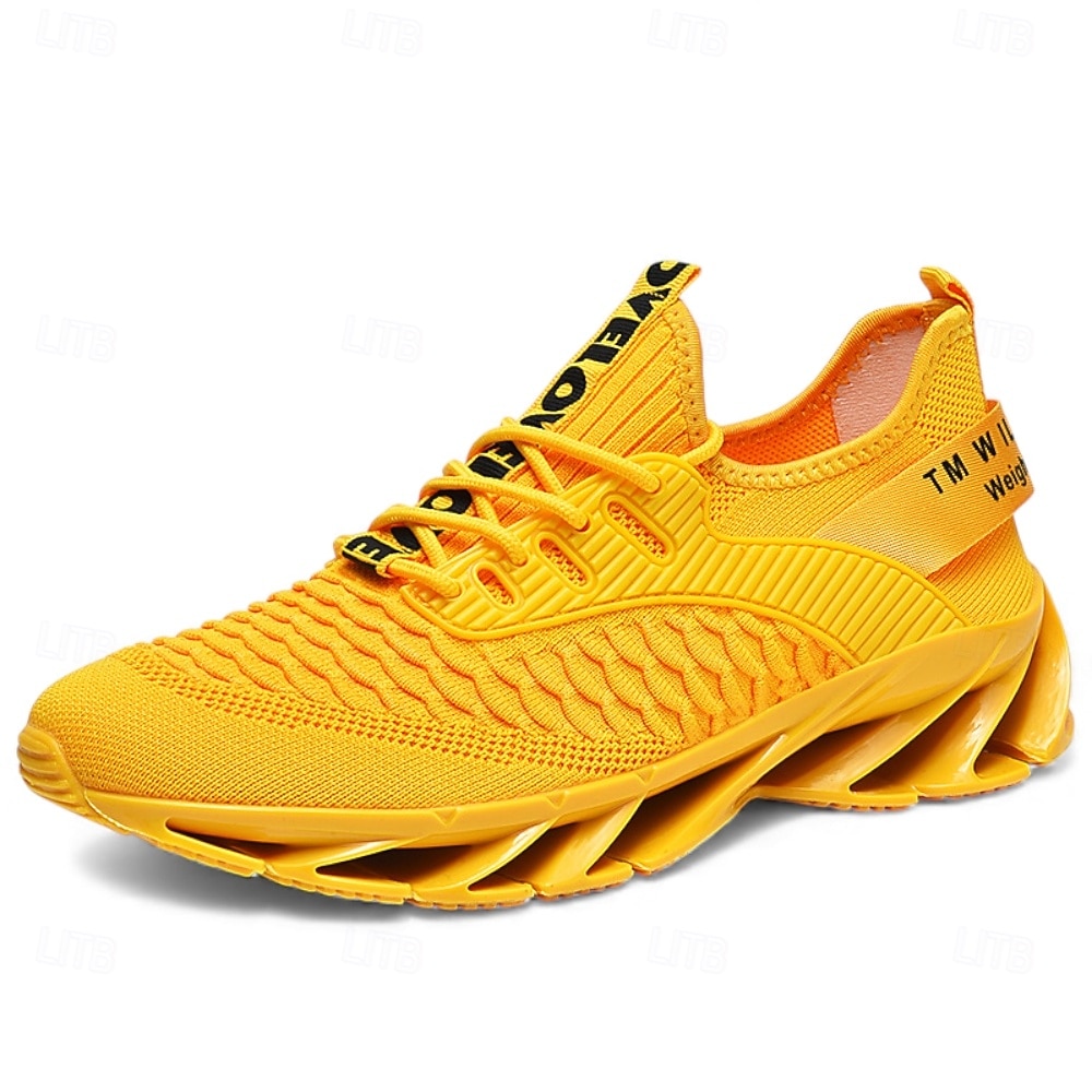 Ανδρικά αθλητικά παπούτσια για τρέξιμο σε νέον πράσινο, αναπνεύσιμα, ελαφριά αθλητικά παπούτσια με σόλα blade, μοντέρνα αθλητικά παπούτσια για περπάτημα, γυμναστήριο, καθημερινή χρήση και ρούχα για 2026 - $42.99 –P6