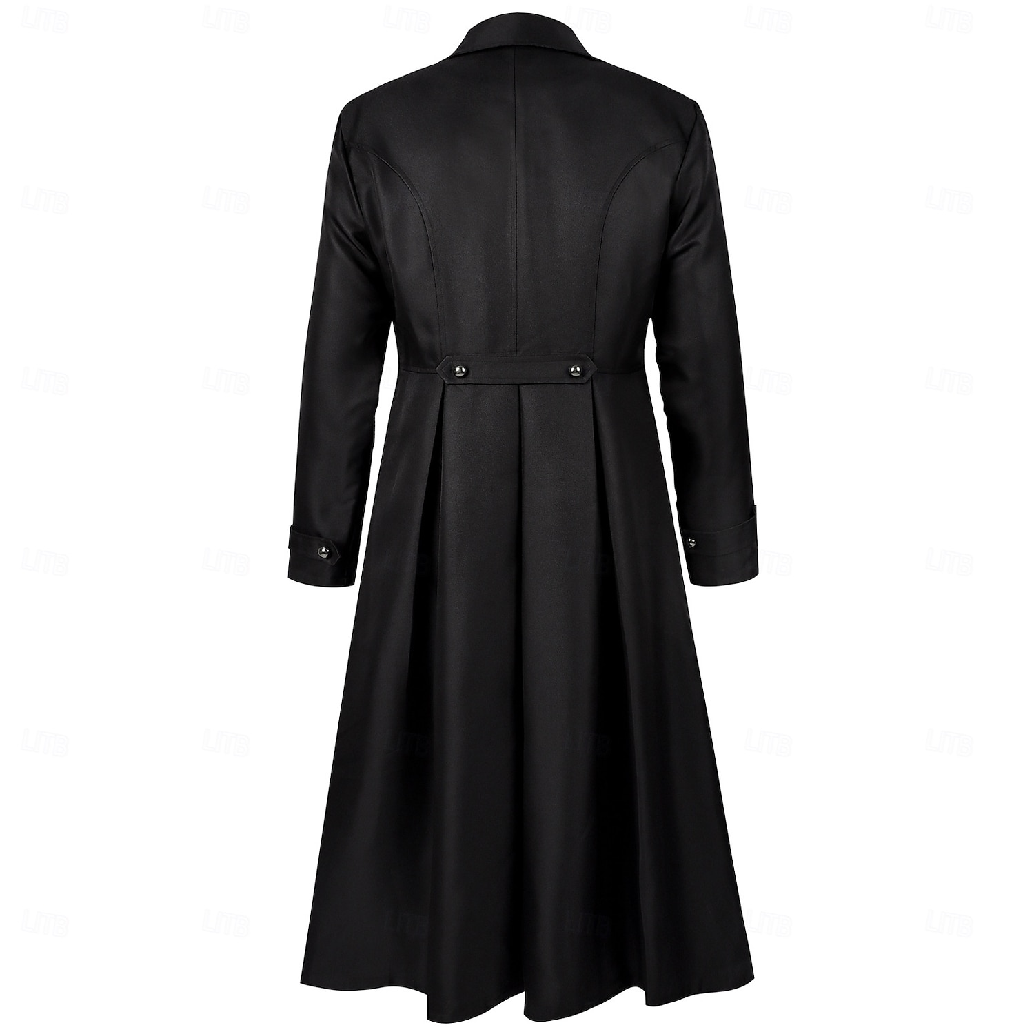 Retro Vintage Punk & Gothic Medieval Coat Tuxedo Tailcoat Long Sleeves Ebenezer Scrooge Vampire Knight Ritter Fancy Dress Men's Steampunk Halloween Performance LARP Ren Faire Adults Coat 2026 - $60.99 –P7