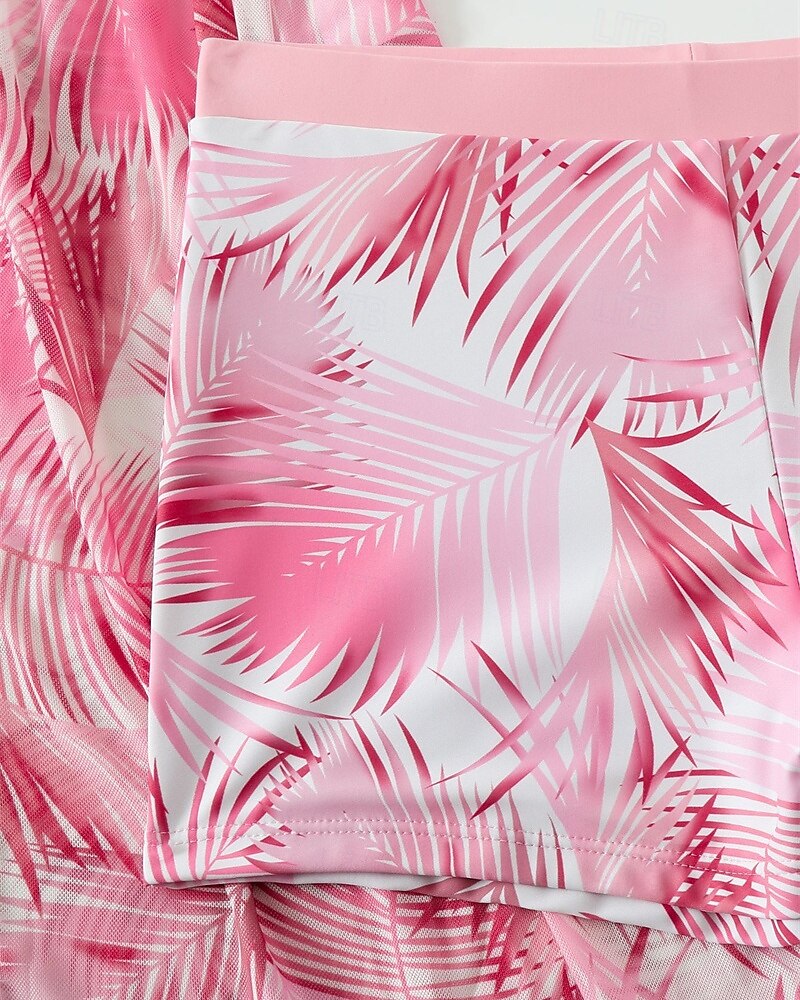 בגדי ריקוד נשים סטים של ביקיני בגד ים ביקיני גבוה עם מותן מרופד טרופי הגנת UV גמישות גבוהה ללא שרוולים בגדי ים גלישה צלילה שנרקול קיץ 2026 - $26.99 –P6