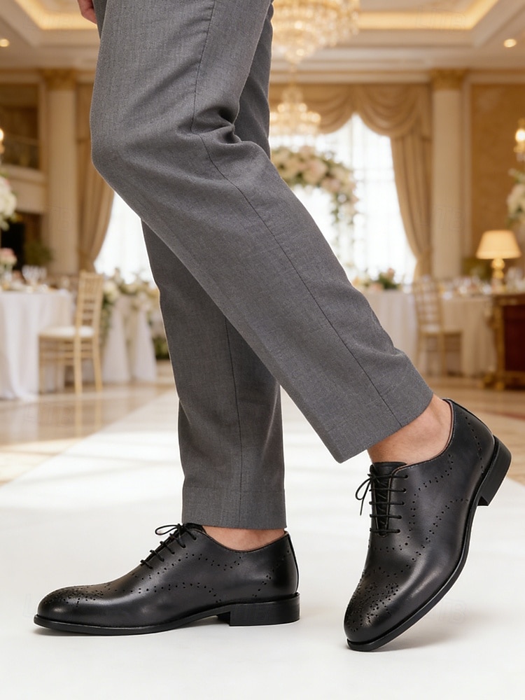scarpe eleganti nere da uomo: eleganti e comode, perfette per matrimoni, riunioni formali e occasioni speciali del 2026 a $89.99 –P1