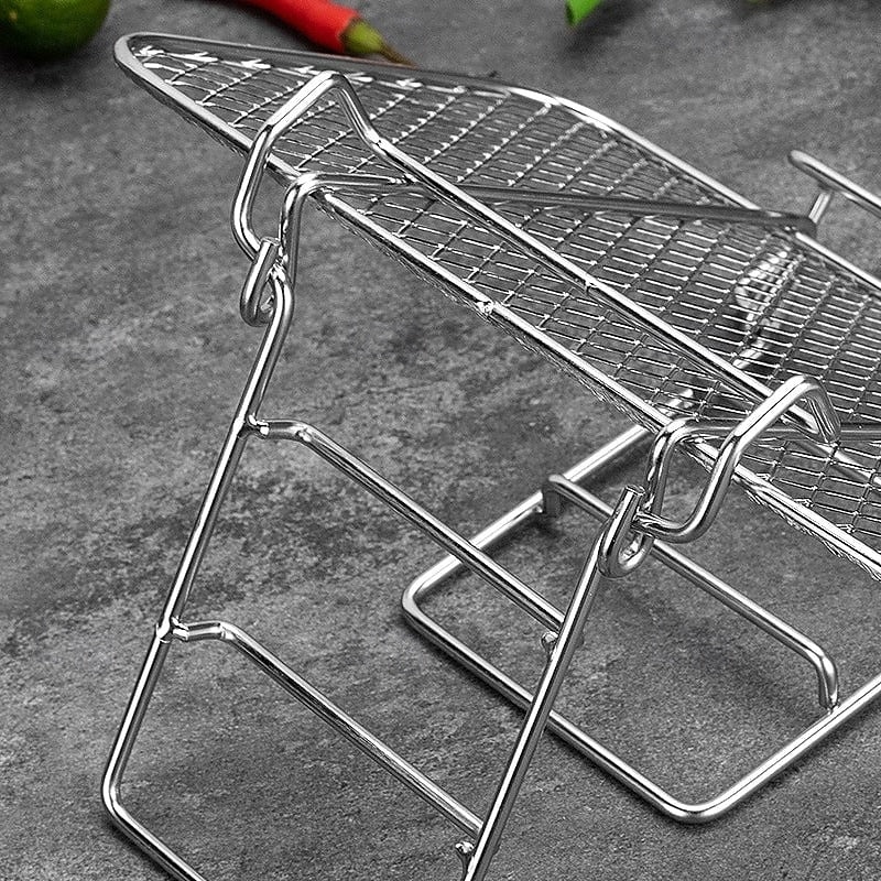 Grelha desidratadora multicamadas em aço inoxidável, acessórios para fritadeira a ar de 3 níveis, grelha removível para secagem e cozimento a vapor, ideal para assar e cozinhar em fritadeira a ar e de 2026 por $21.99 –P9