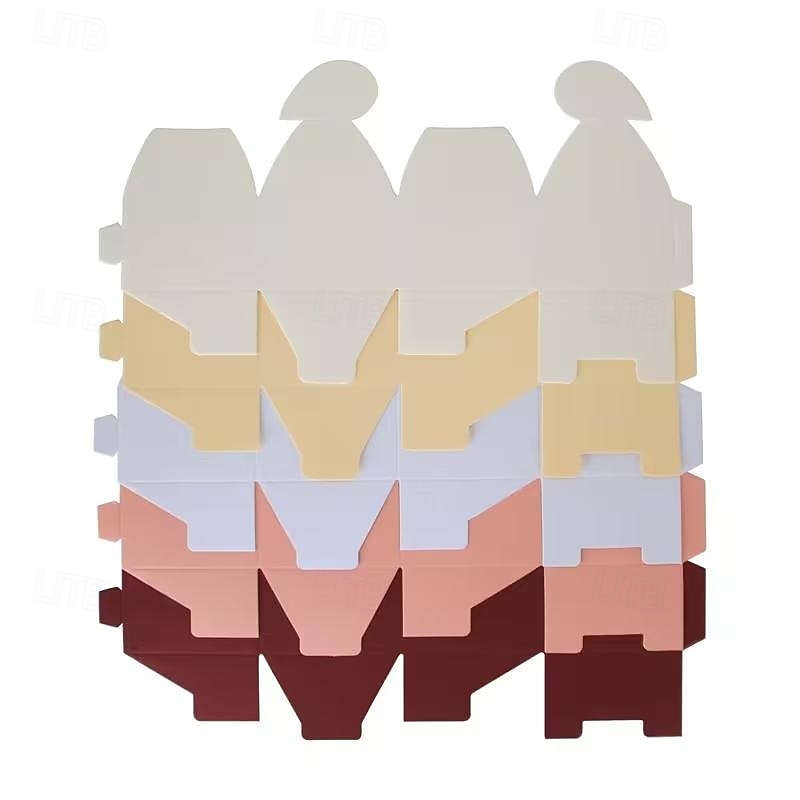 50pcs Valentine's Day Wedding Theme Candy Gift Box Party Favor Boxes  Heart Decoration Box  Decorative Bow Finish Christmas Halloween 2026 - $15.99 –P6