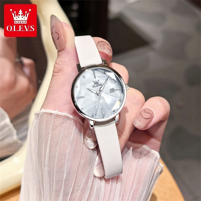 Women'S Business Watch Is Decorated With Luminous Light Exuding A Light Luxury Niche A Diamond-Shaped Mirror Surface Mother's Day Gift for women Casual Quartz Watch 2026 - $34.99 –P15