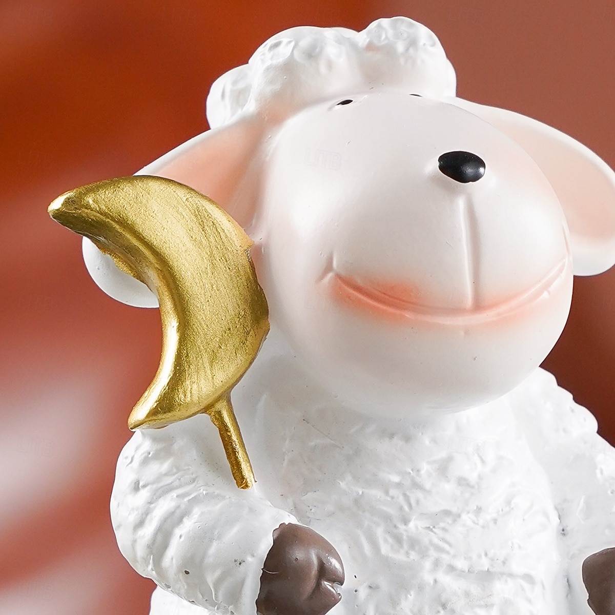 Ramadan Eid White Sheep on Cloud Resin Decor – Cute Eid al-Fitr Tabletop Ornament, Perfect for Ramadan Kareem Gifts, Home Decor, and Party Display 2026 - $14.99 –P9